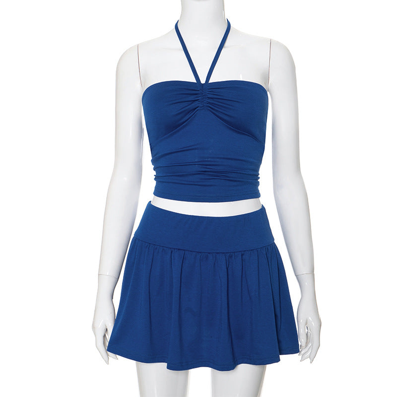 summer sleeveless mid length dress
